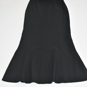 Jones New York Black Midi Trumpet Skirt